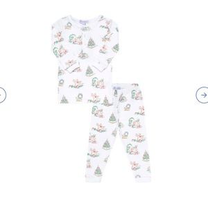 Nella Pima Christmas toile pajamas